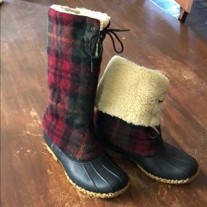 LL Bean Wool Shaft Winter Boots